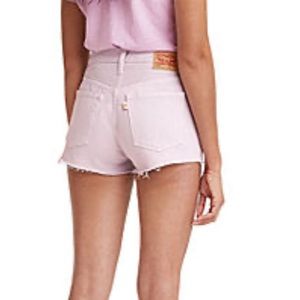 Levi's Lilac 501 Short Mid Rise Jean Shorts
